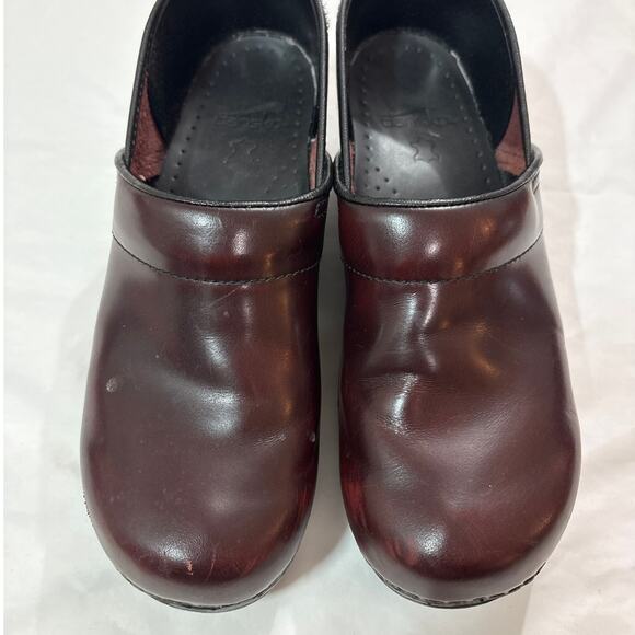 Dansko Womens 41 10.5-11 Professional Clog Cordovan Cabrio Leather Comfortable - Picture 3 of 10